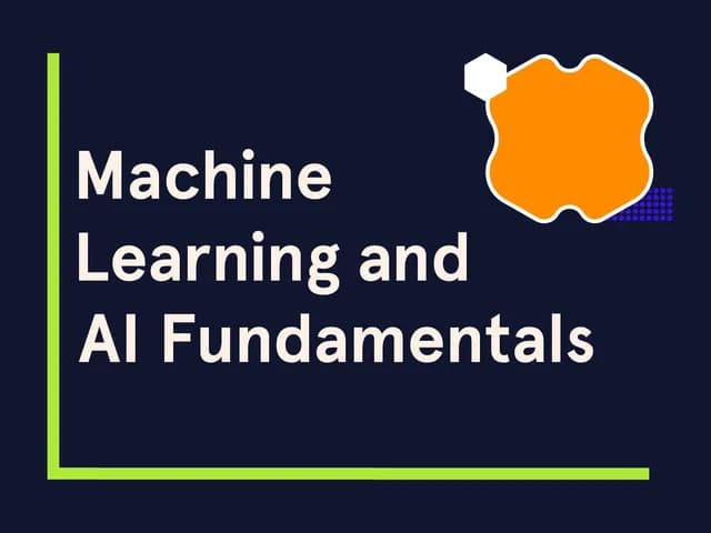 Data and Programming Foundations for AI