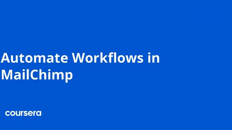 Automate Workflows in Mailchimp