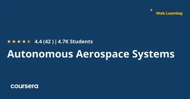 Autonomous Aerospace Systems