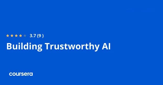 Building Trustworthy AI