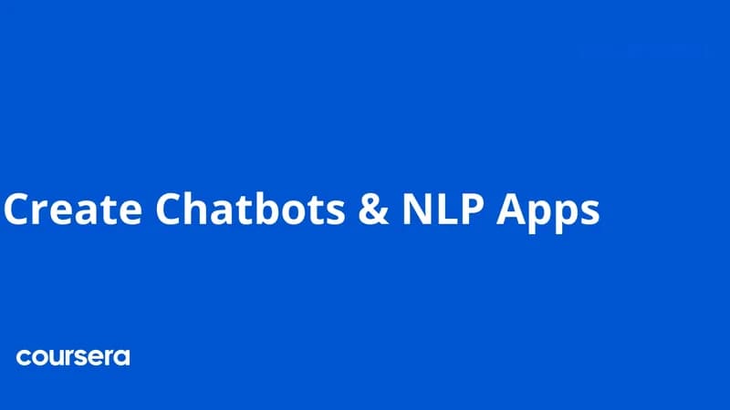 Create Chatbots and NLP Apps