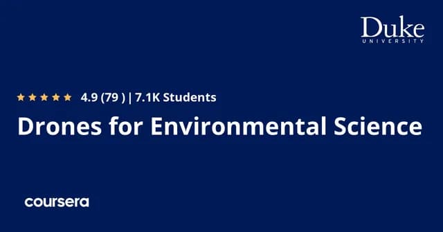 Drones for Environmental Science