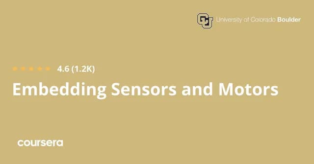 Embedding Sensors and Motors