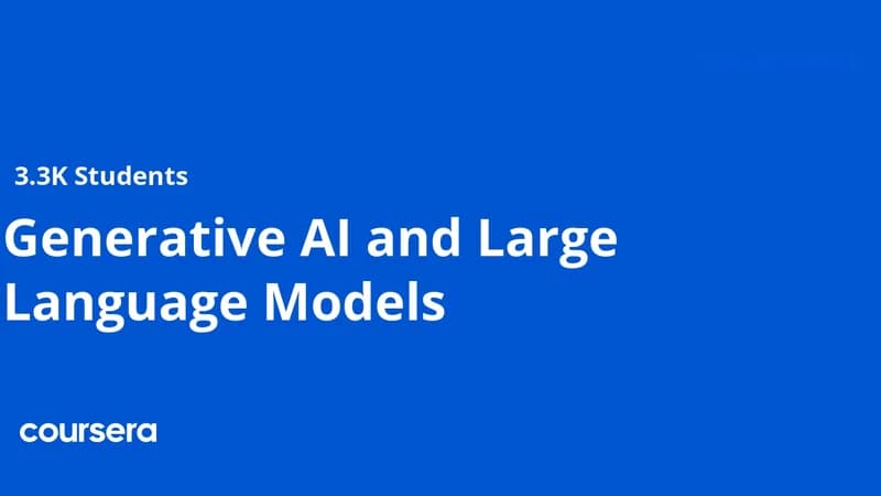 Generative AI and Large Language Models