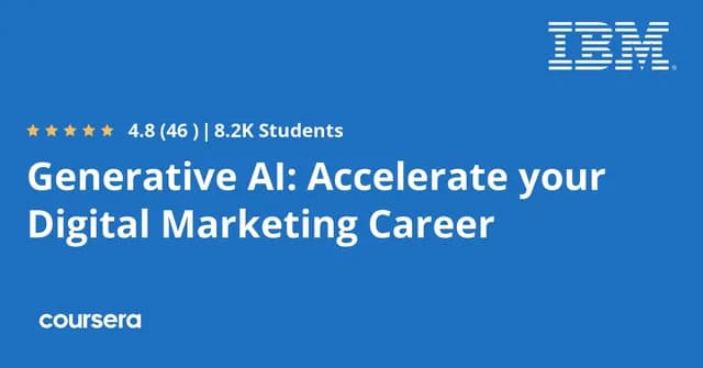 Generative AI for Digital Marketing (IBM)