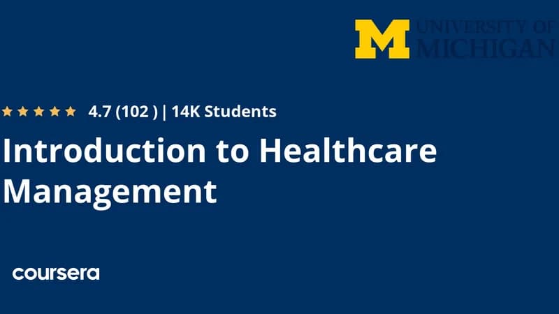 Introduction To Healthcare Management