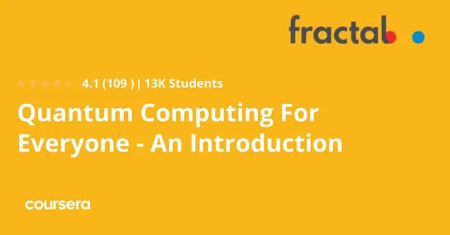 Quantum Computing For Everyone