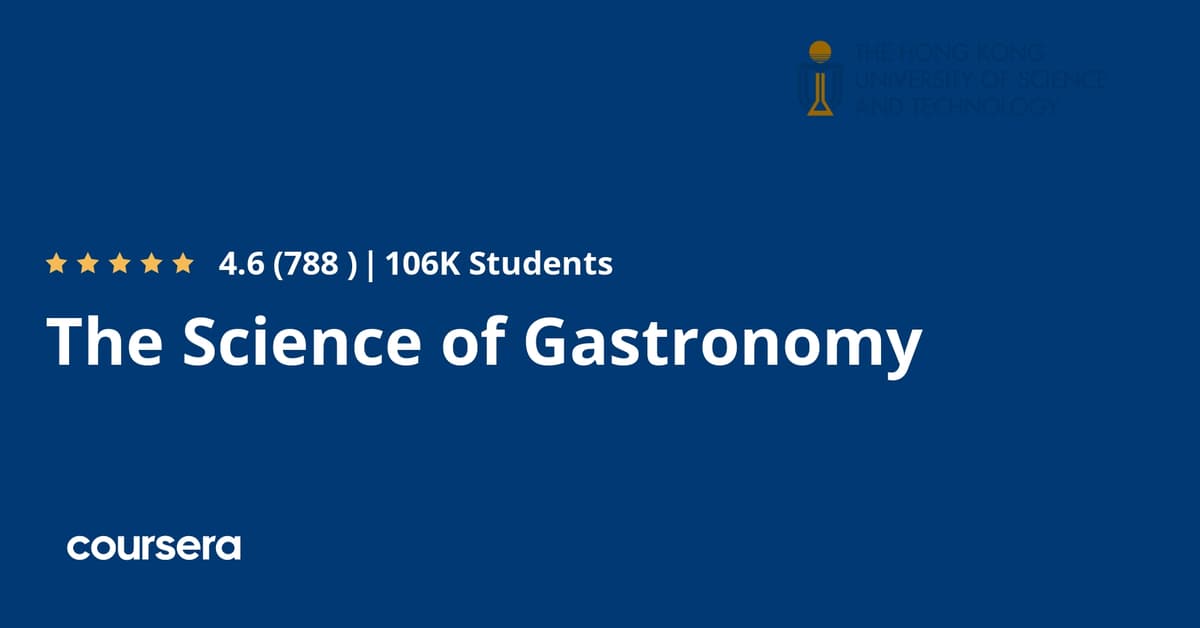 The Science of Gastronomy thumbnail