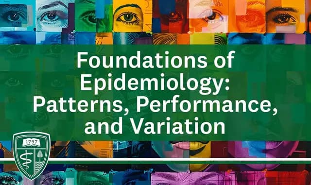 Public Health and Epidemiology Foundations