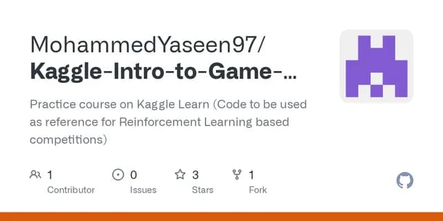Intro to Game AI and Reinforcement Learning