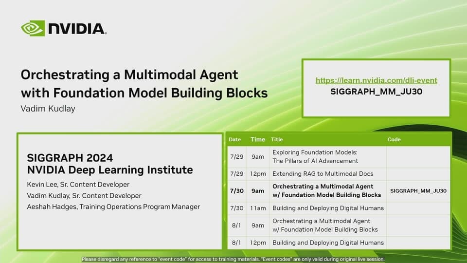 Building AI Agents with Multimodal Models