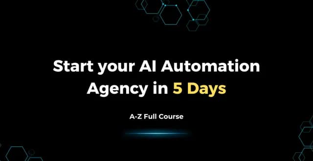 AI Automation Agency Course