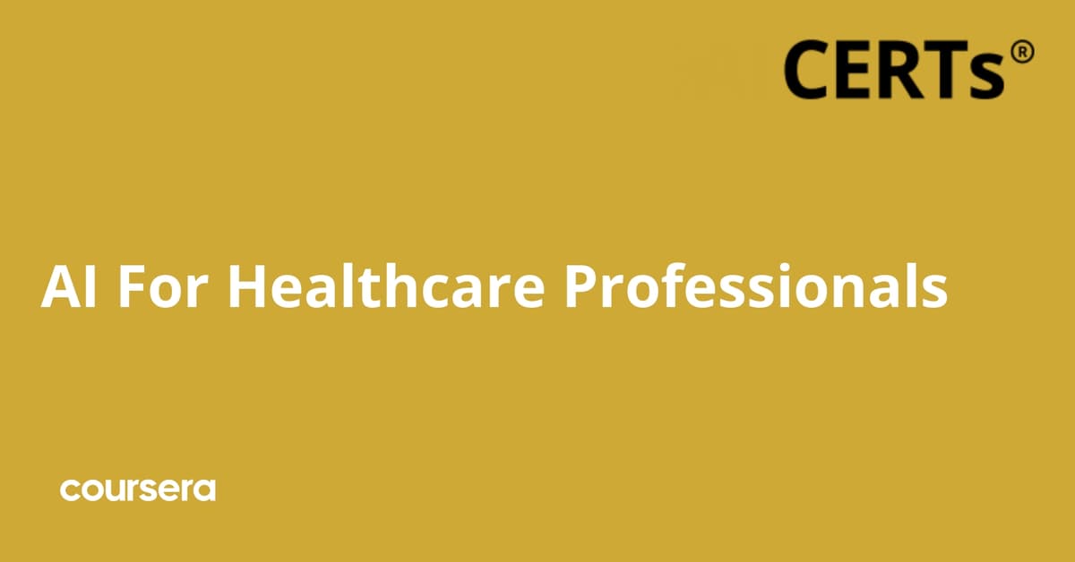 AI for Healthcare Professionals image