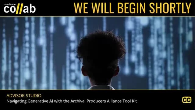 Navigating AI in Filmmaking (On Demand) thumbnail