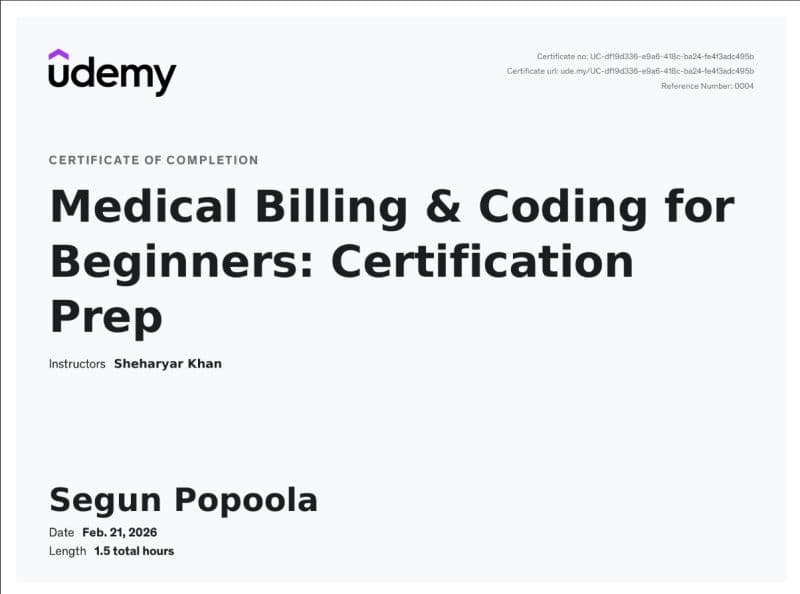 Medical Billing and Coding Certification