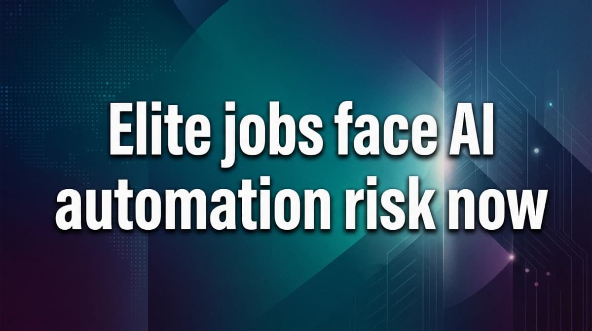 Elite Professions Under Fire: New Study Maps AI Layoff Vulnerability