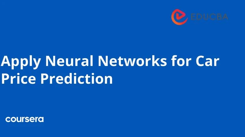 Apply Neural Networks For Car Price Prediction image