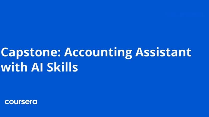 Capstone Accounting Assistant with AI Skills