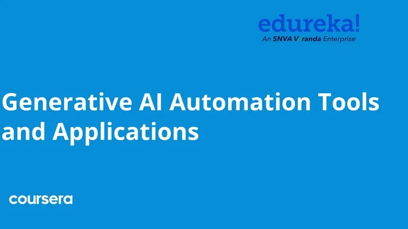 Generative AI Automation Tools and Applications