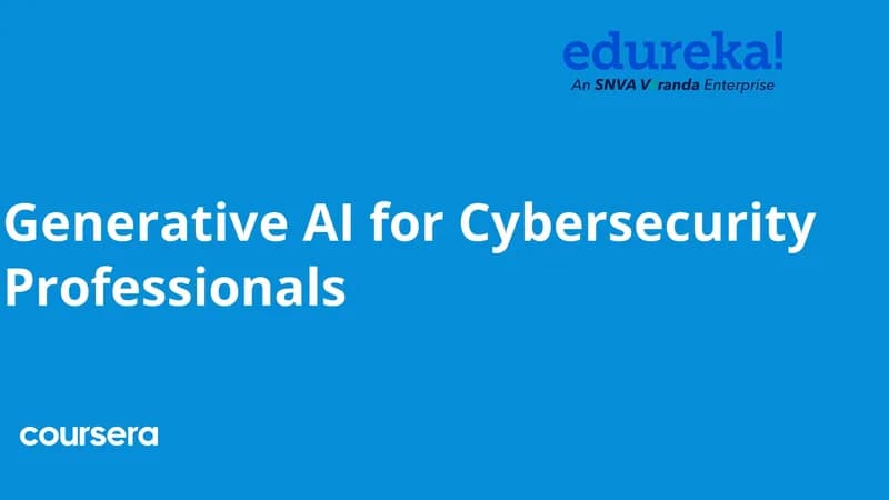 Generative AI For Cybersecurity Professionals