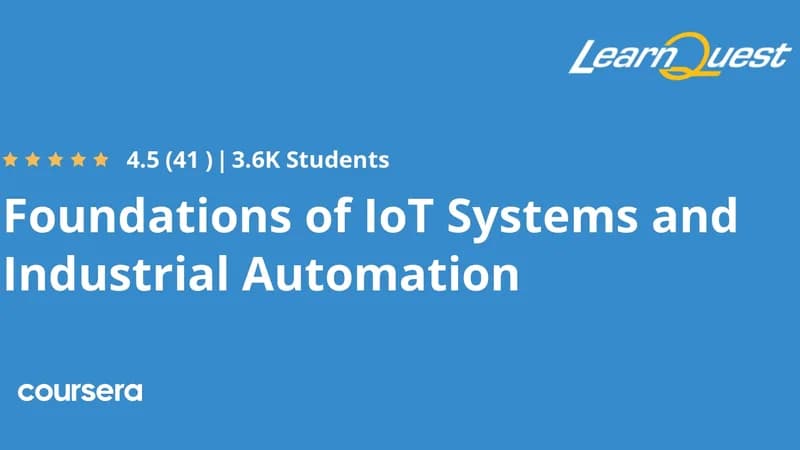 IoT Systems and Industrial Automation Course 1