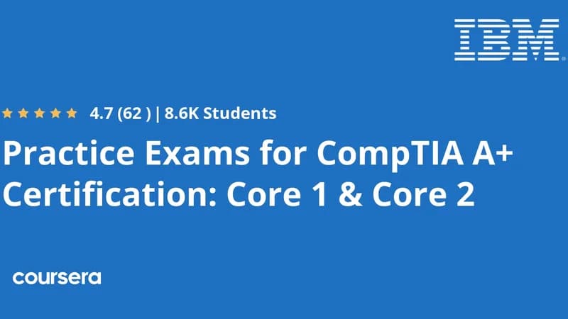 Practice Exam for CompTIA A+ image