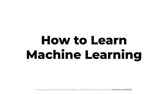 Artificial Intelligence for Beginners: Tools to Learn Machine Learning