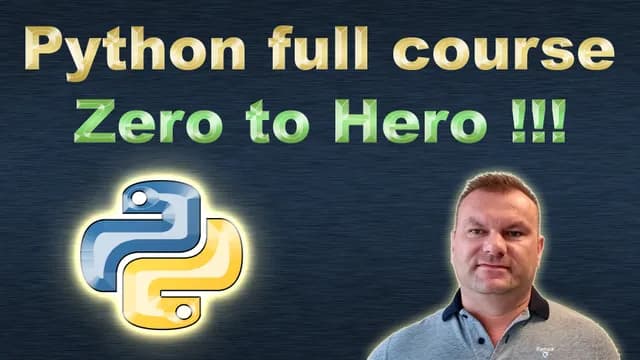 Learn Python FAST! Full Fast Track Python Programming course