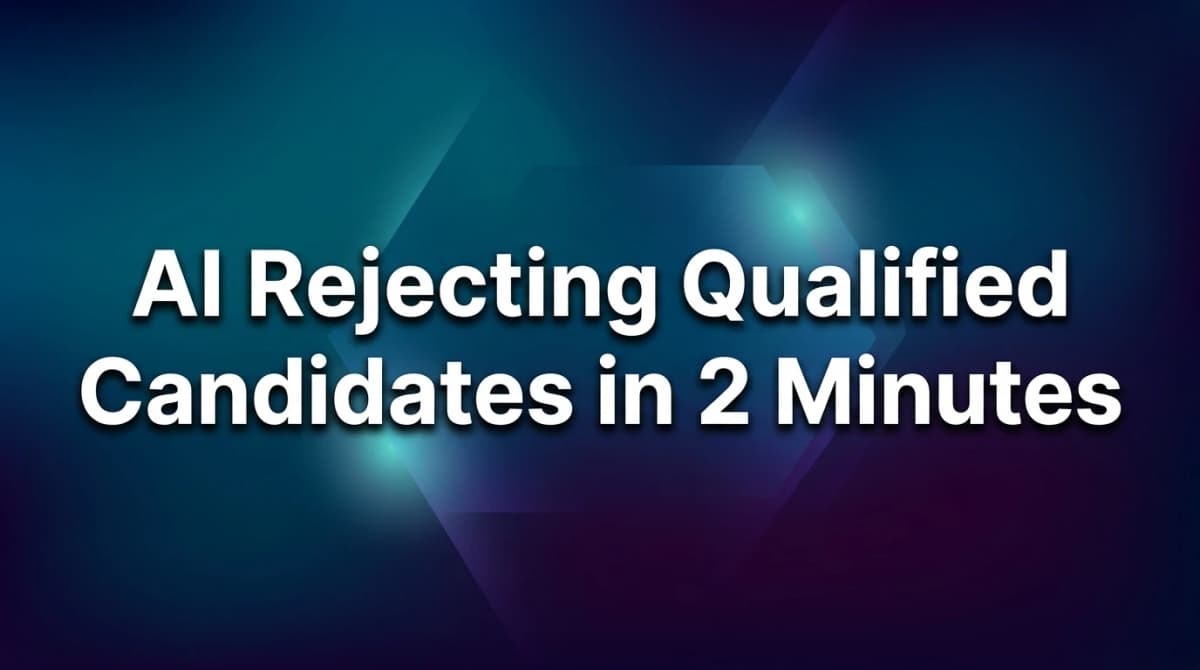 AI Hiring Bias Is Rejecting Applicants in 2 Minutes Flat
