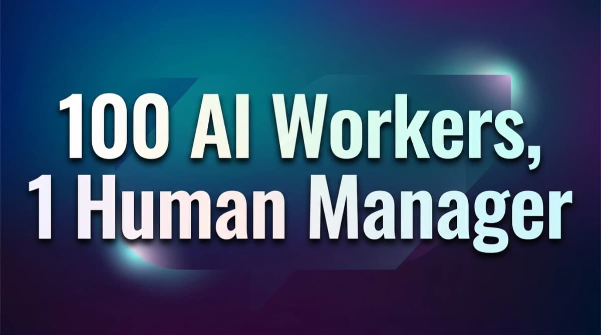 100 AI Workers Per Person: What Nvidia Just Revealed About Your Job